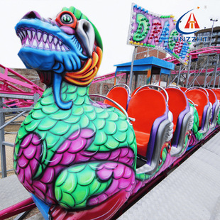 Outdoor Large Track Sliding Dragon Classic Playground Track Small Train Children's Climbing Car Amusement Equipment Manufacturer