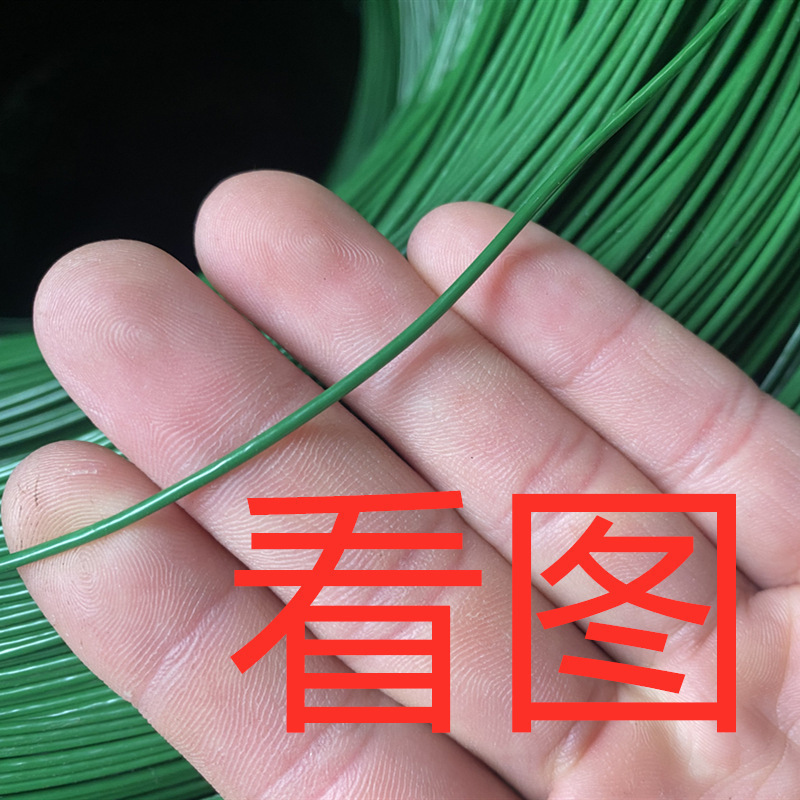 Floral alambre verde blanco negro alambre de hierro fino varilla de flores suave mano flor de modelado flores de jardinería