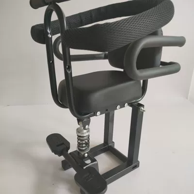 high-end safety child seat — Motorcycle child seat - 801-shock-absorbing-double-protection-binder-anti-collision-pad-black