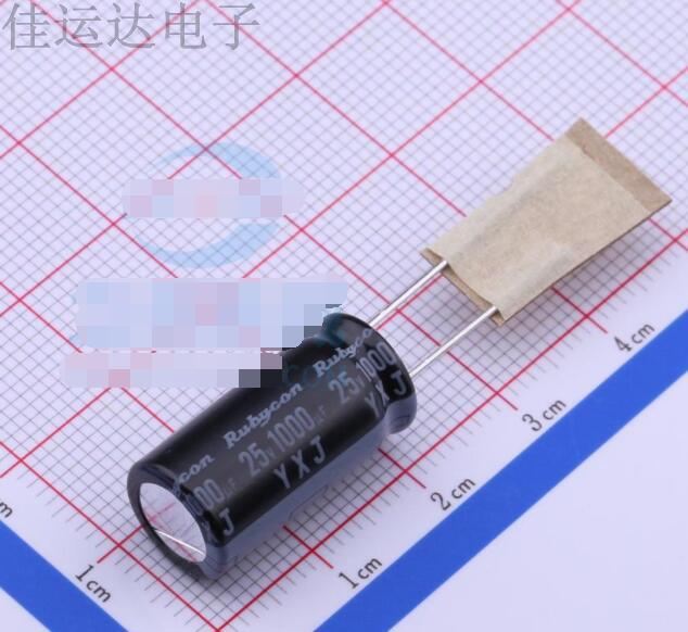 25YXJ1000MT810X20 规格 1000uF 25V 引线型铝电解电容 原装供应