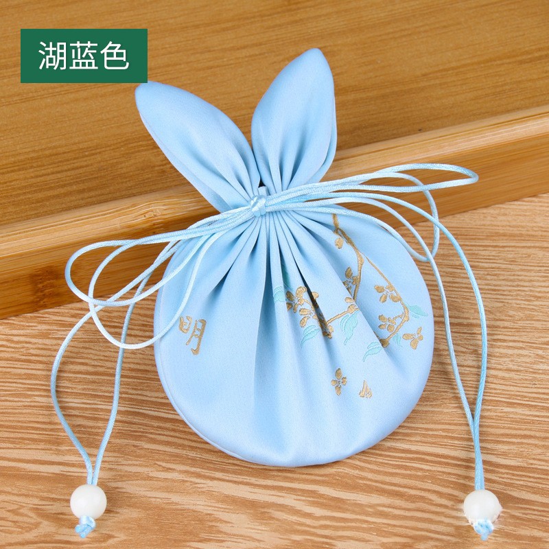 Dragon Boat Festival bolsa de joyería bolsa de aromaterapia bolsa tejida bordada bolsa de loto Zen estilo chino tradicional estilo antiguo brocado bolsa vacía