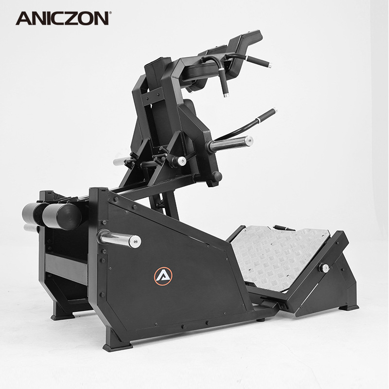 Hack máquina de cuclillas gimnasio equipo de entrenamiento de piernas comercial hip puente hip empuje máquina de entrenamiento de fuerza muscular equipo de fitness