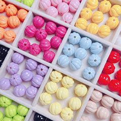 アクリル塗装カラーカボチャビーズDIY携帯チェーンのキーホルダー