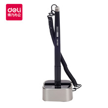 得力6796台笔商务中性笔银行前台签字笔桌面台式笔柜台