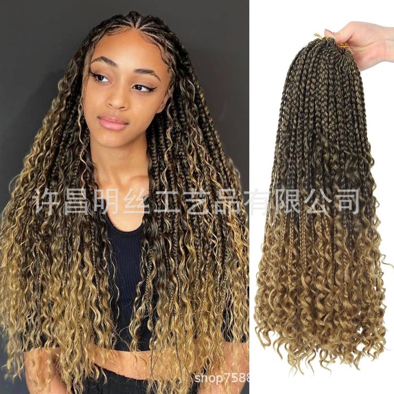 非洲热销三股飞子Box Braids braids crochet hair 三股辫钩针发|undefined
