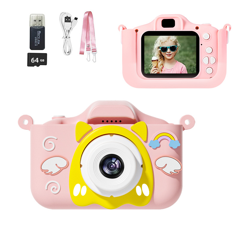 [Private model high-definition dual camera-Angel Beast Fan] 64G memory card + ca…