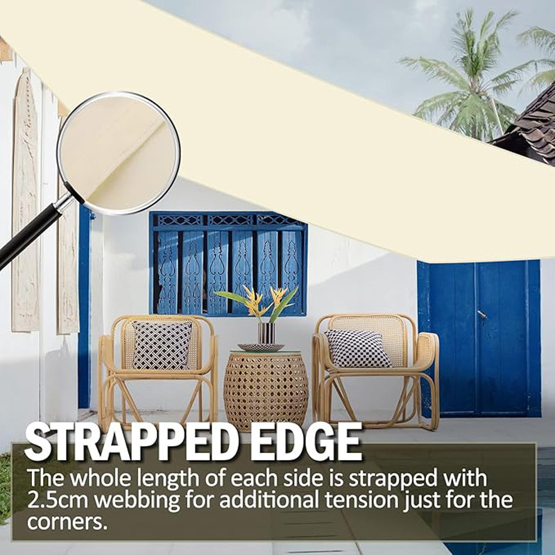 Sunshade Sails in Stock, Cross-Border Amazon Hot-Selling Garden and Pool Sunshade Tents, Sun Protection Supply Source Manufacturer