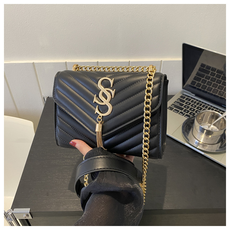 Damen Handtasche Im Western Stil Mit Kette Und Umhängefunktion_voghion.com