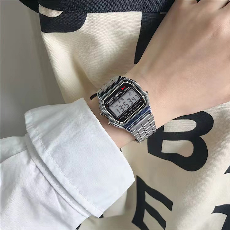 Ordinary Glass Mirror Material Imitation Leather Strap Material Casual Solid Color Buckle Imitation Leather Strap Electronic Quartz Watch