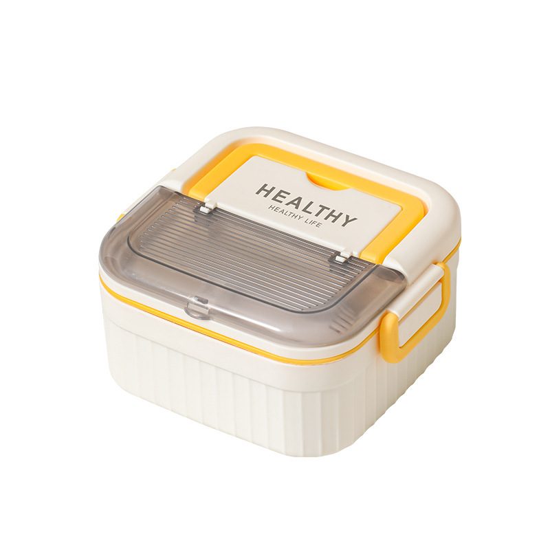 304 ステンレス鋼弁当箱オフィスワーカー電子レンジ対応分離弁当箱屋外ピクニックフルーツ収納ボックス|undefined