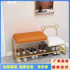 入户换鞋凳门口可坐鞋柜鞋架一体鞋凳家用亲子试鞋凳多功能穿鞋凳