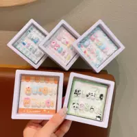 Новые детские носимые ногти Sanrio, стерео наклейки для ногтей, маникюр для девочек, съемные самоклеящиеся водонепроницаемые наклейки ручной работы