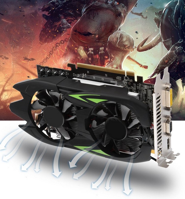 外贸NVIDIA GDDR5独立台式机电脑高清游戏GTS450 1GB显卡