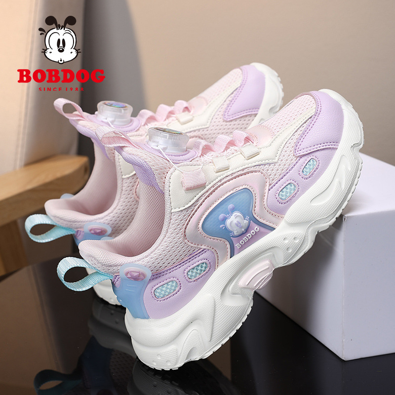 Babu bean zapatos de chicas zapatos deportivos 2024 primavera y otoño nuevas zapatos de corrida casuales respirables de niños