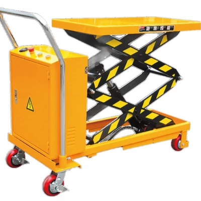 Avtomobil fırlanan platformaları, scissor hydraulic lift trolley