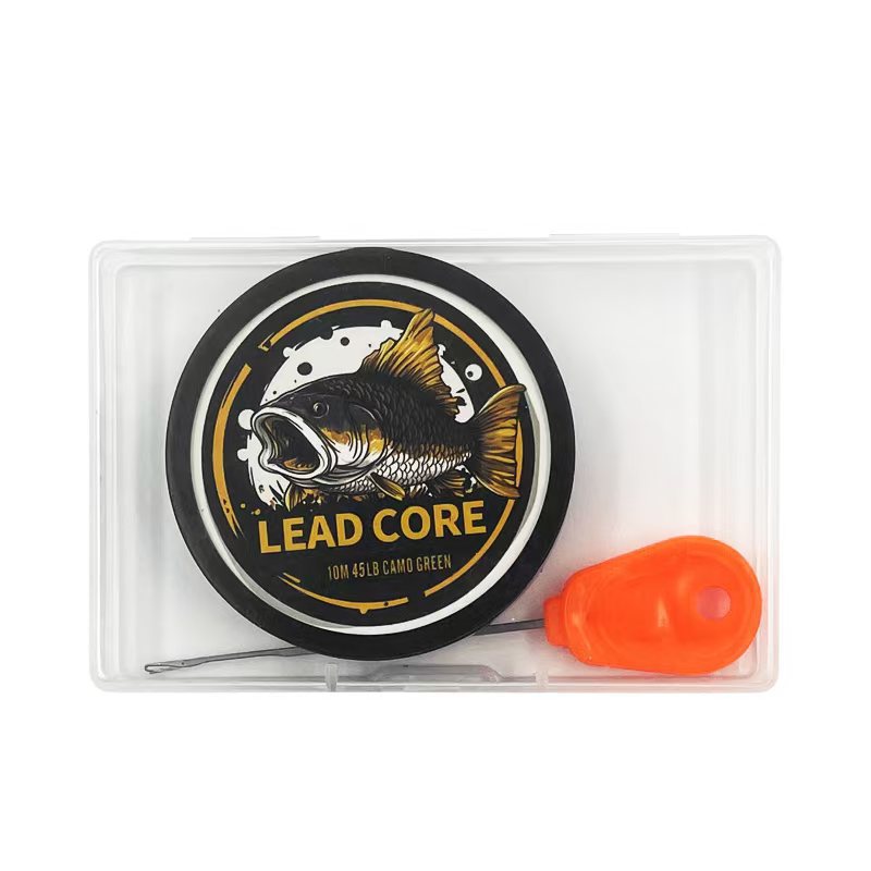 鲤钓包铅前导线10米包铅线欧鲤钓包铅芯线leadcore carp fishing