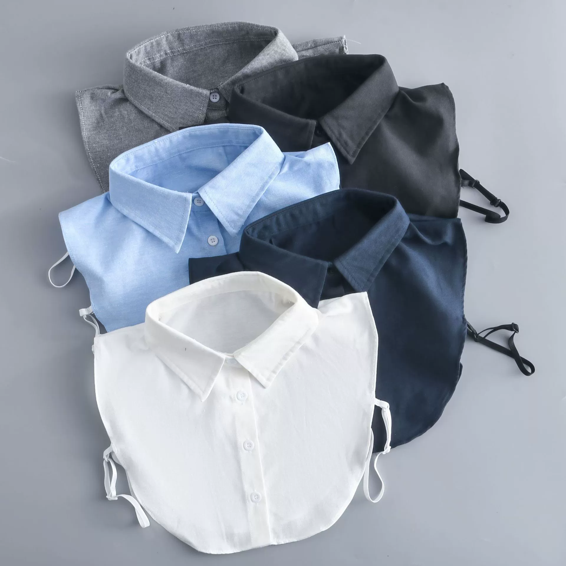 Декоративная льняная Сказочный воротник рубашка белая женская накладной воротник