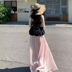 海島のリゾート風はやせています。ストラップが腰にぴったりとしています。