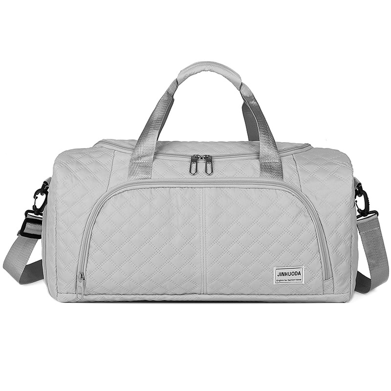 Bolsa de viaje de separación seca y húmeda de color sólido de gran capacidad, bolsa de viaje al aire libre, bolsa de equipaje de almacenamiento de ocio de todo fósforo al por mayor