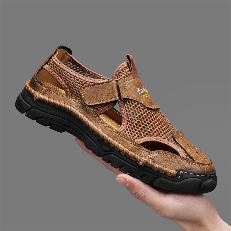 Plus Size 4546 Men's Shoes Summer Breathable Mesh Shoes Sports Casual Shoes Men's Hiking Shoes Hiking Shoes Mesh Clogs