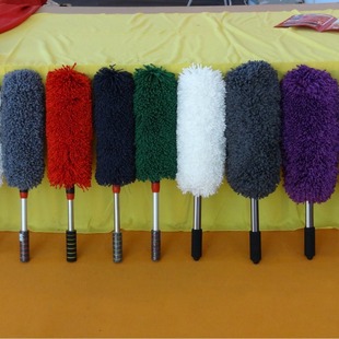 Multiple Colors Available Round Duster Duster Dust Car Wax Brush Welcome to Order