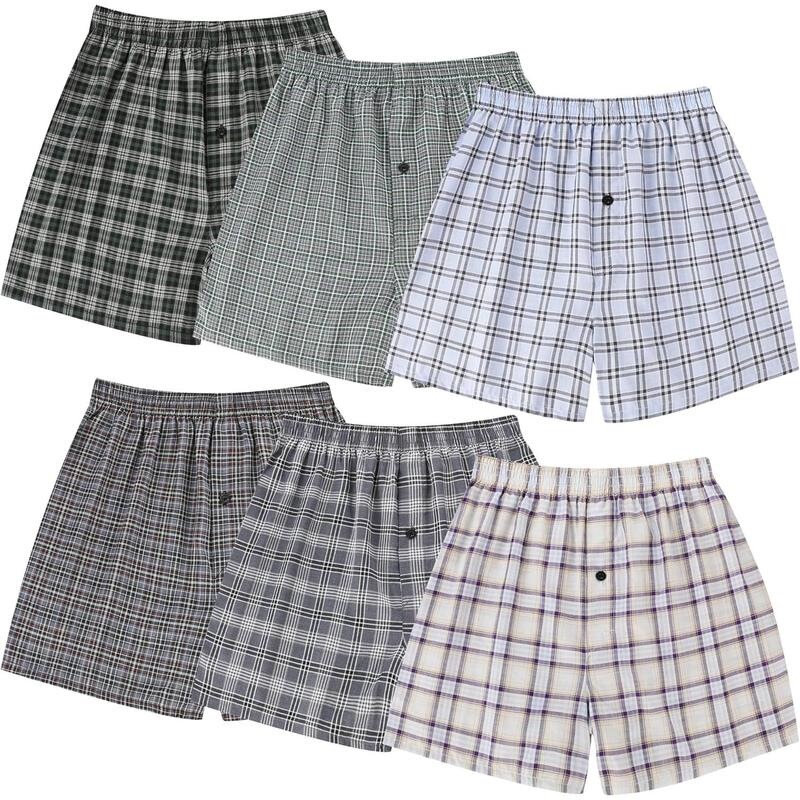 C 86593 Cotton Men's Boxer Shorts Cotton Men's Underwear Cross-Border to Europe and America
