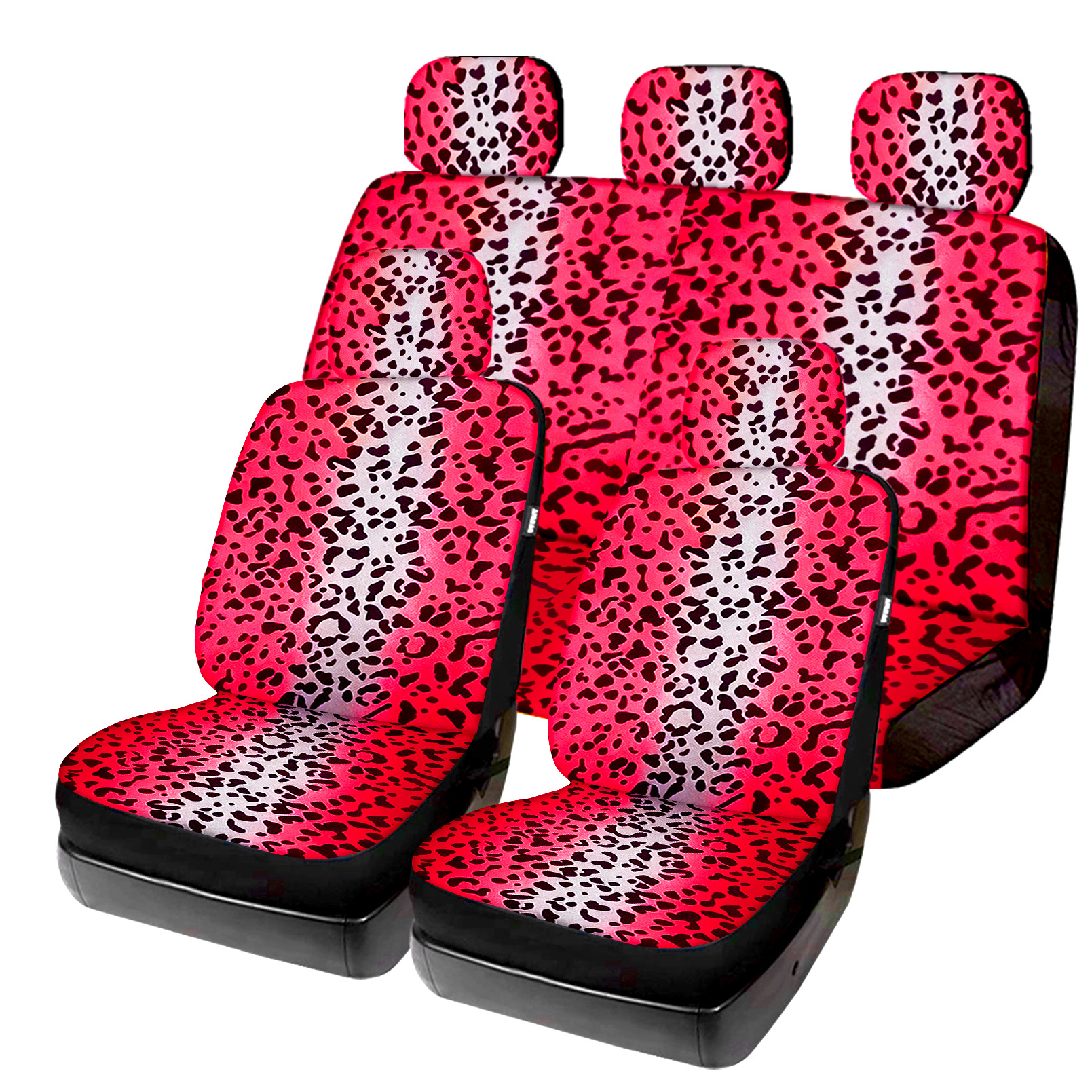 Cross-Border Best-Selling Leopard Print Universal Car Seat Covers Amazon Temu Mercado Libre Mexico