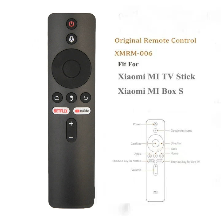 XMRM-006 подходит для Xiaomi TV Stick 4K Android смарт-приставки Bluetooth RF пульт голоса