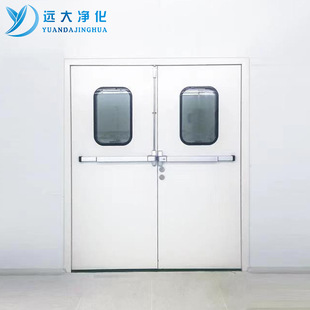 安全门逃生门无尘车间钢制门 钢化玻璃逃生门净化工程安全门定制-阿里巴巴