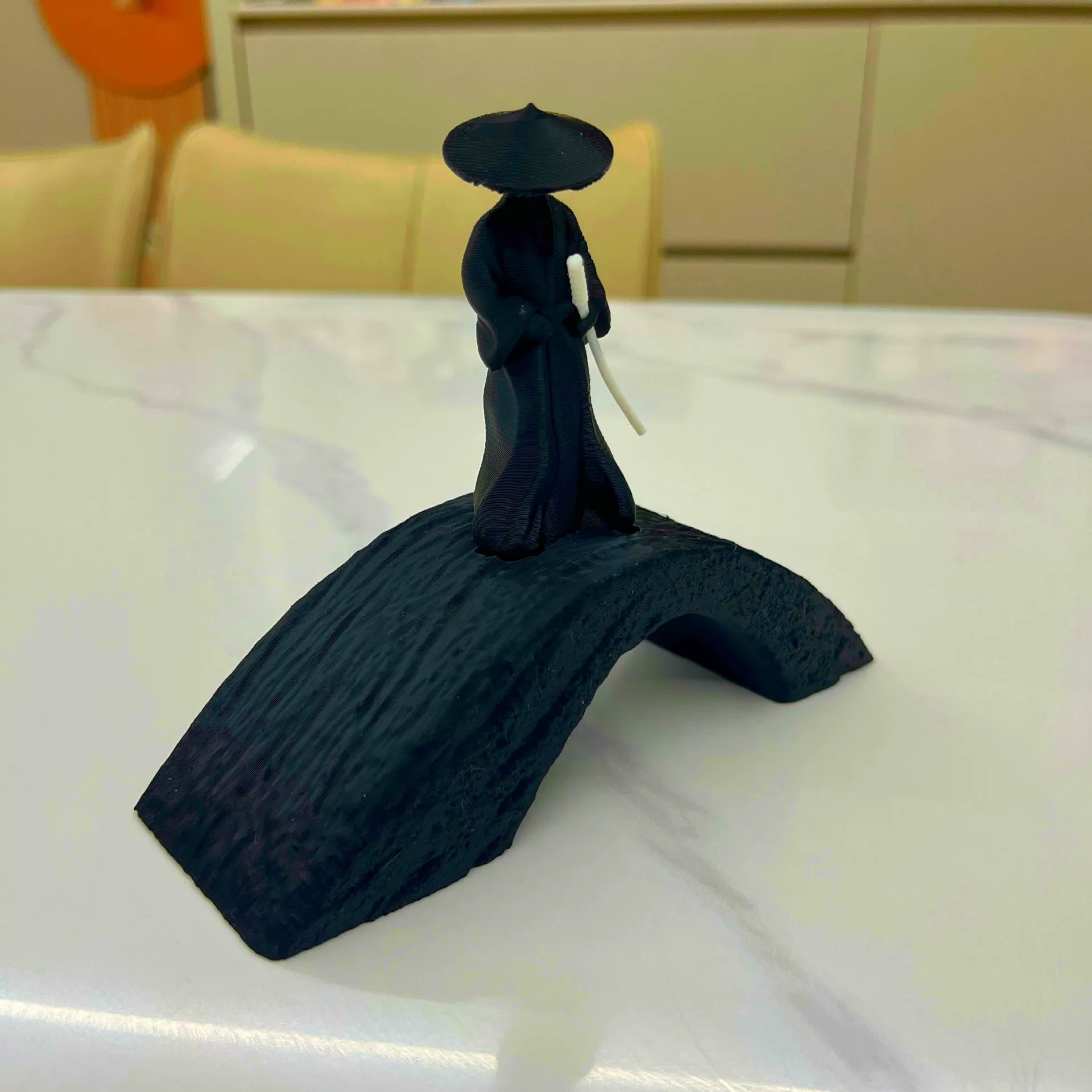 Уникальное креативное 3D-печатное изделие, изящная фигурка для домашнего декора «Самурайский мост»