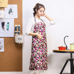 Kitchen extended waterproof apron Western fast food restaurant cafe work extended anti-dirty apron printed logo apron