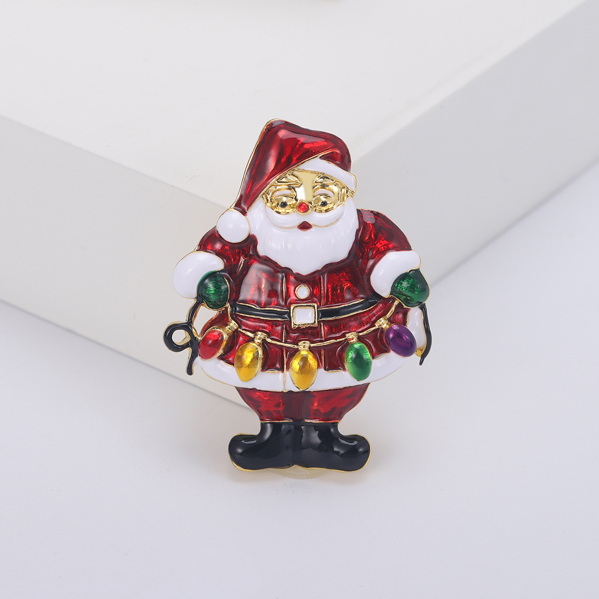 20g Weight Casual Elegant Cute Pin Santa Claus Alloy Enamel Unisex Brooches