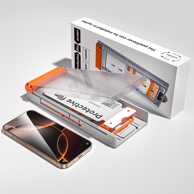 Aplicable Apple 16promax película templada 3d película de teléfono móvil doblada en caliente almacén libre de polvo iphone13 Corning vidrio protección