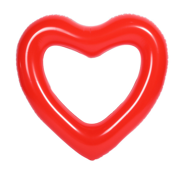 red swimming ring