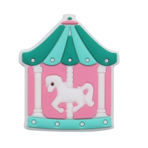 Nuevo bebé mordedor cuentas de silicona con cuentas pluma cuentas sueltas accesorios niños de silicona de grado alimenticio cuentas de dibujos animados al por mayor