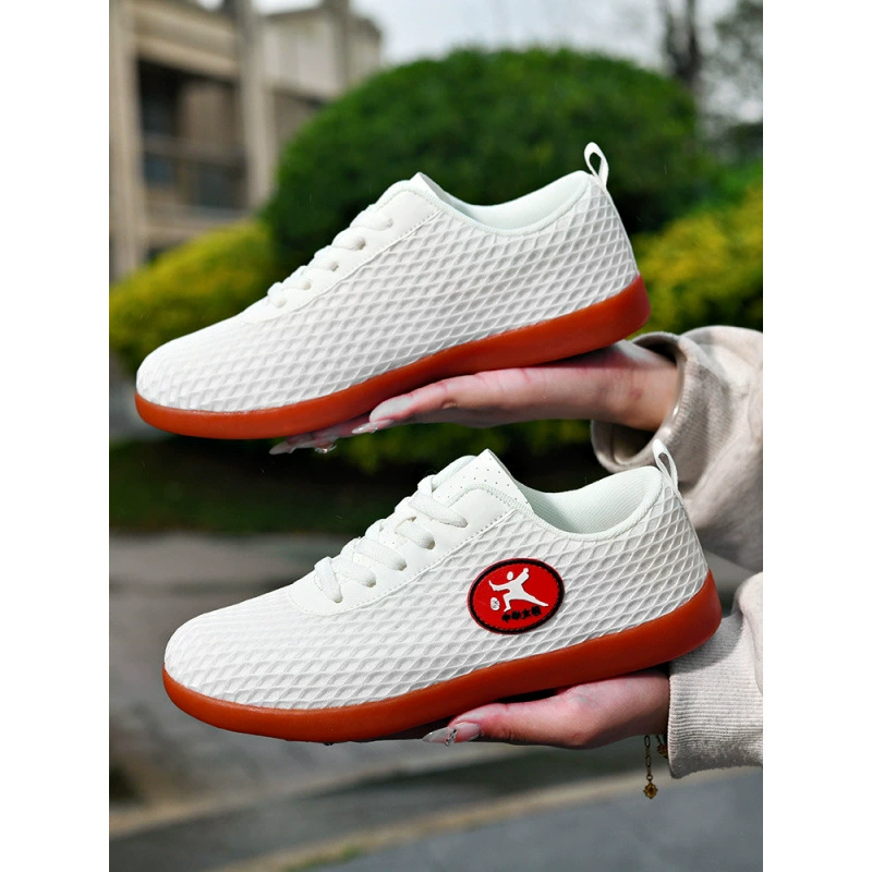 Обувь для тай-чи для мужчин и женщин весной и летом, обувь с дышащей сеткой, легкая повседневная спортивная обувь на мягкой подошве, уличная обувь для боевых искусств, тренировочная обувь