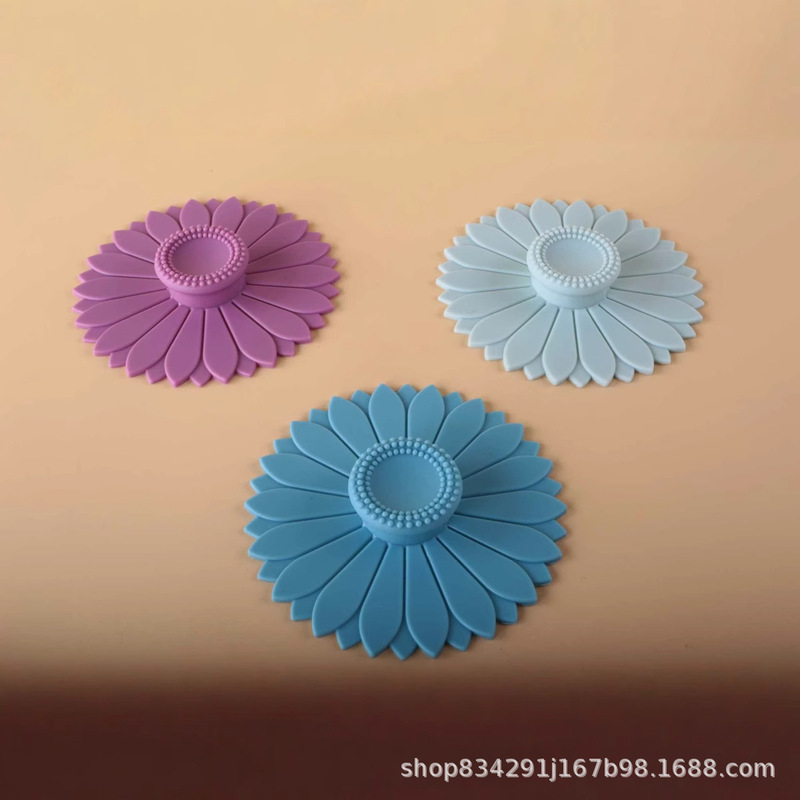 European Multifunctional Silicone Cup Lid Glass Open Cup Coffee Cup Lid Cup Cover High Temperature Resistant Leak-Proof Food Grade