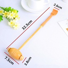 抓痒敲背按摩捶木柄不求人抓背手挠器敲打颈椎腰部按摩器痒痒挠