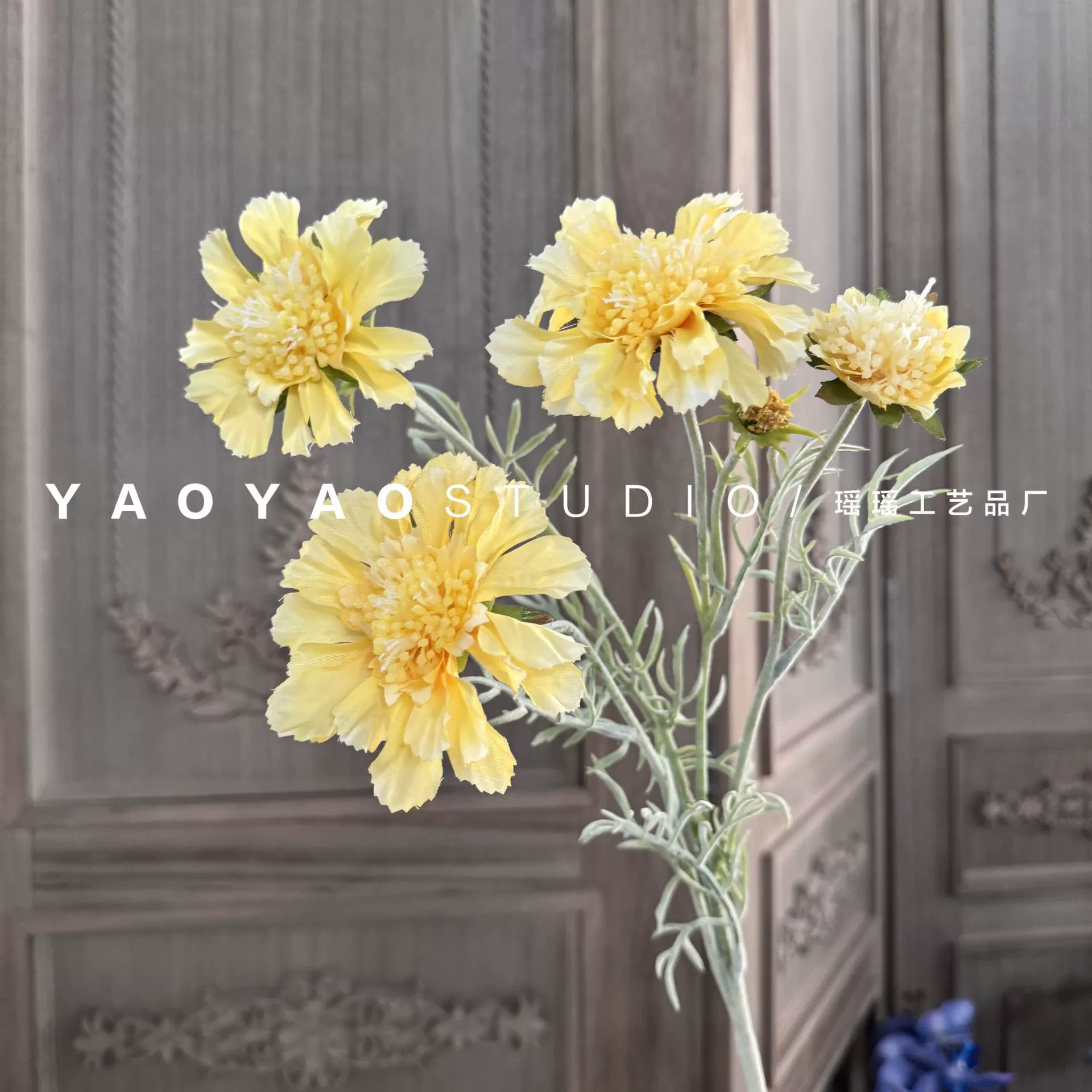 Monet Garden Wind Simulation Flower Coffee Shop Sedies Outdoor Wedding False Flower Store Window Landscape Landscape Landscape
