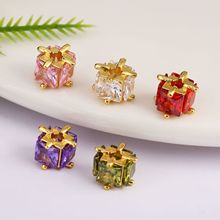 18k����ɫ�M�����ķ��ʯ��������Ƕ�ֹ�ˮ��diy�Ʒ�������