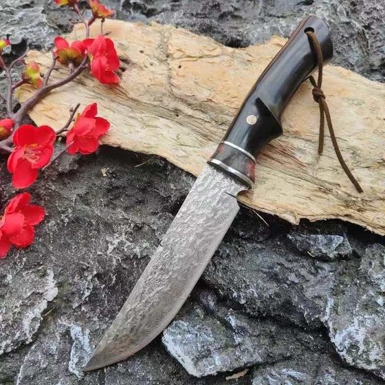 New Walker II Forged Damascus VG10 Outdoor High Hardness Multifunctional Portable Wilderness Survival Collection