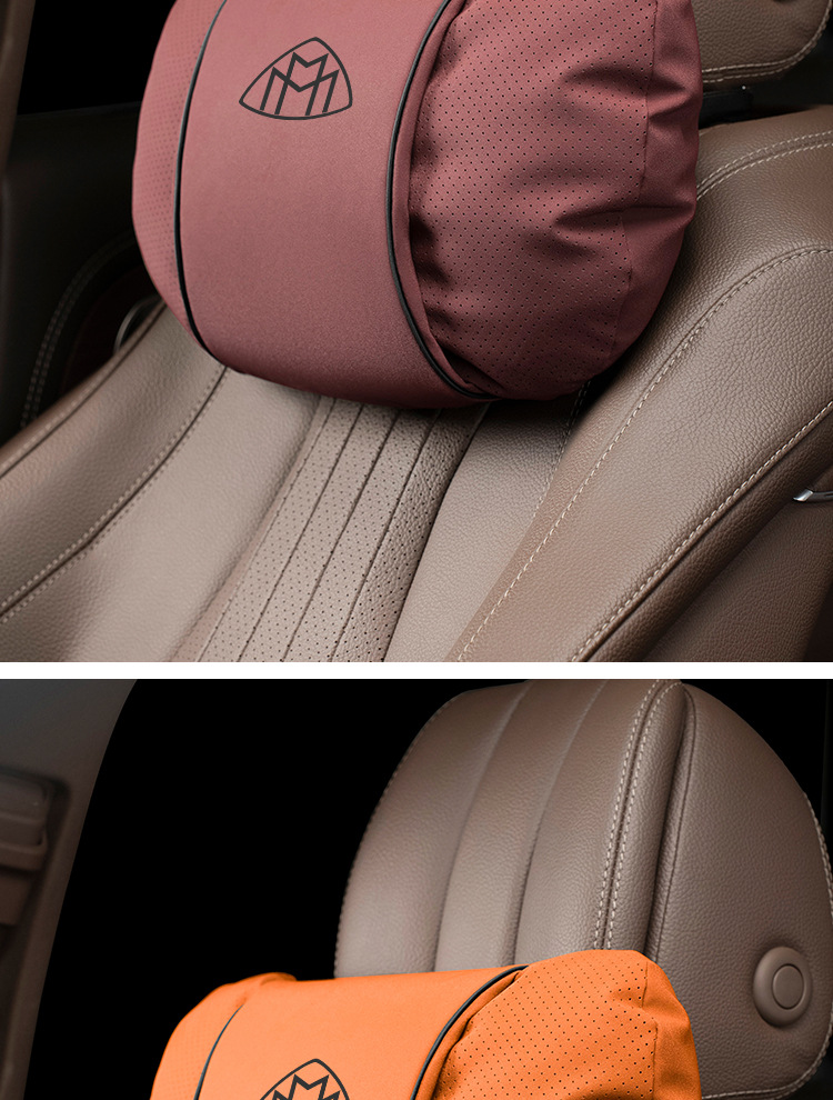 Suitable for Mercedes-Benz Maybach Headrest and Lumbar Cushion New S-Class S480/Gls600/S580/S680 Car Neck Pillow