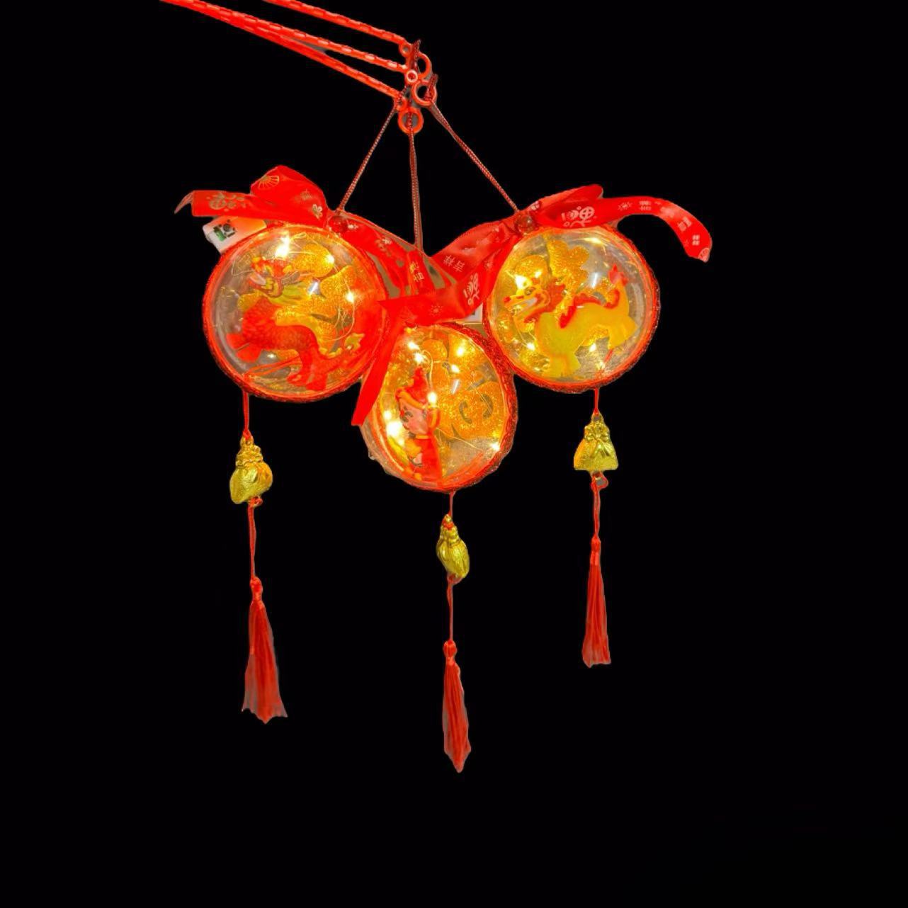 8cm 카툰 등불 배달 막대