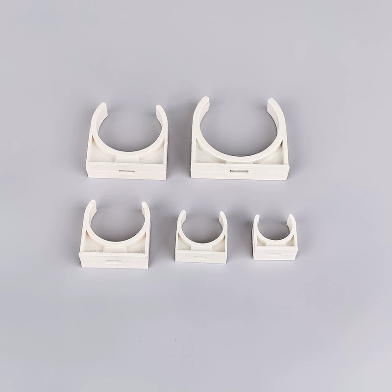 Хомут для ПВХ труб, электротехнические трубные фитинги, U-образный хомут для труб, аксессуары для крепления кабельных каналов