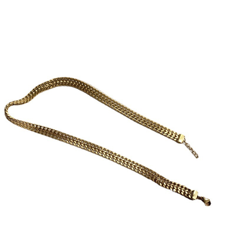 Geometric Pattern Simple Style Geometric Titanium Steel Plating Necklace 1 Piece