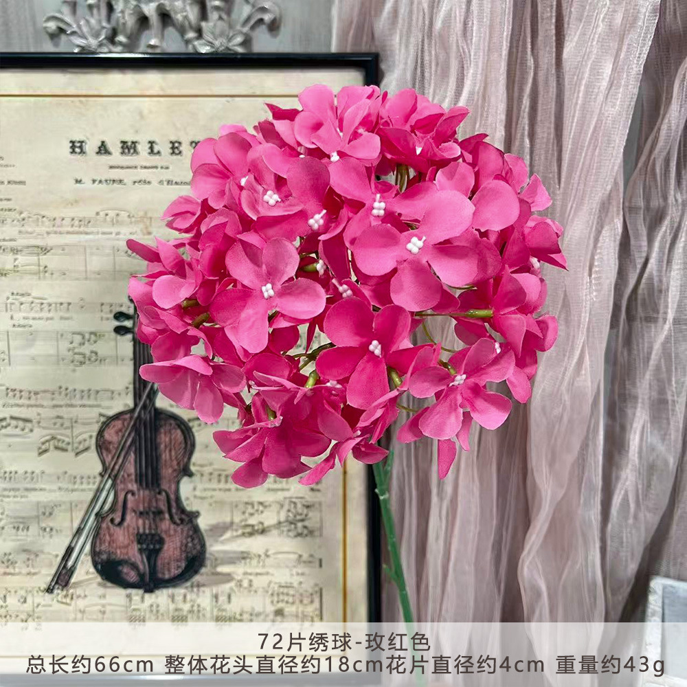 ZZ-72 ชิ้น ไฮเดรนเยีย-โรสเรด