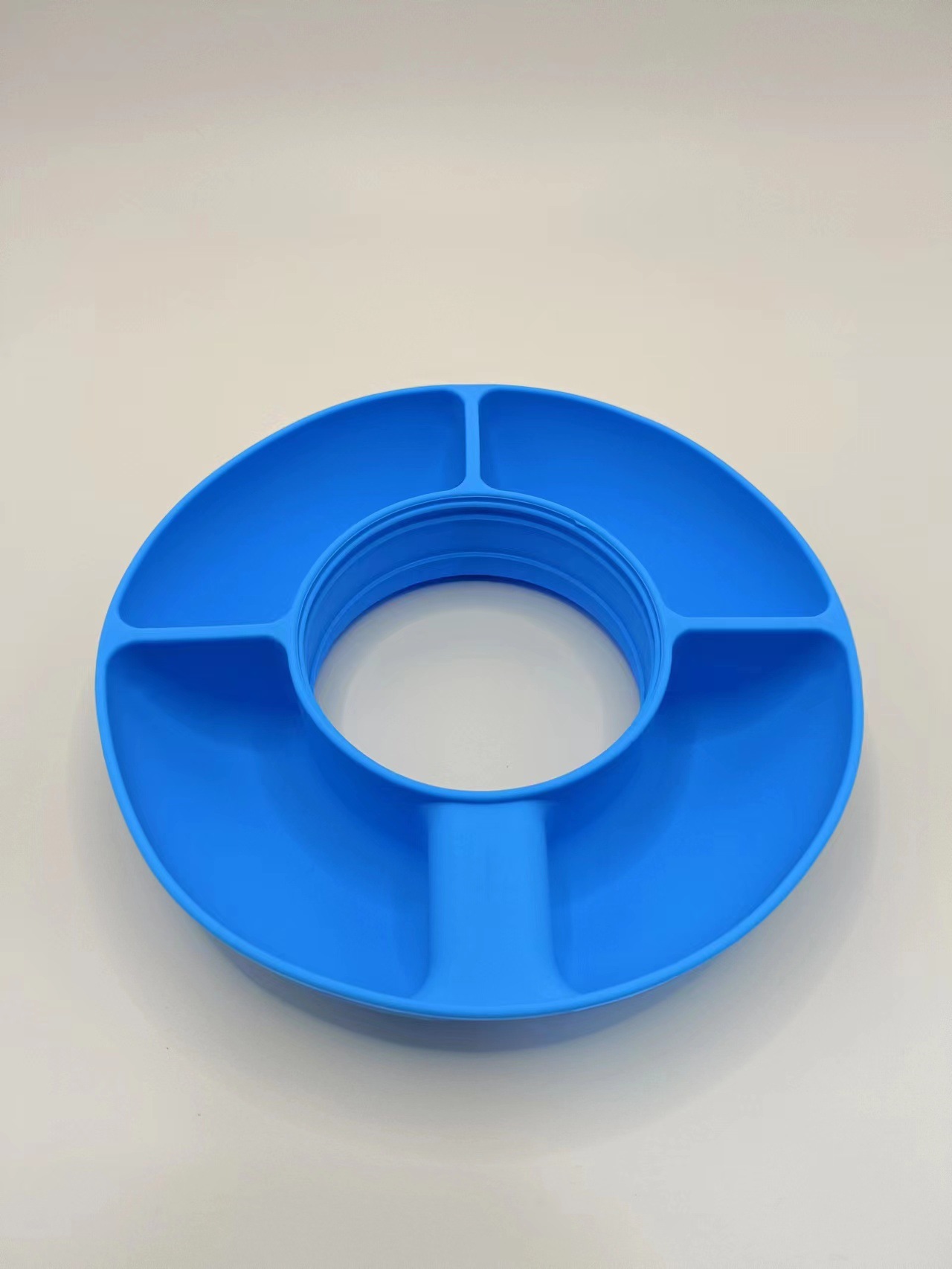 Silicone Snack Tray Pink