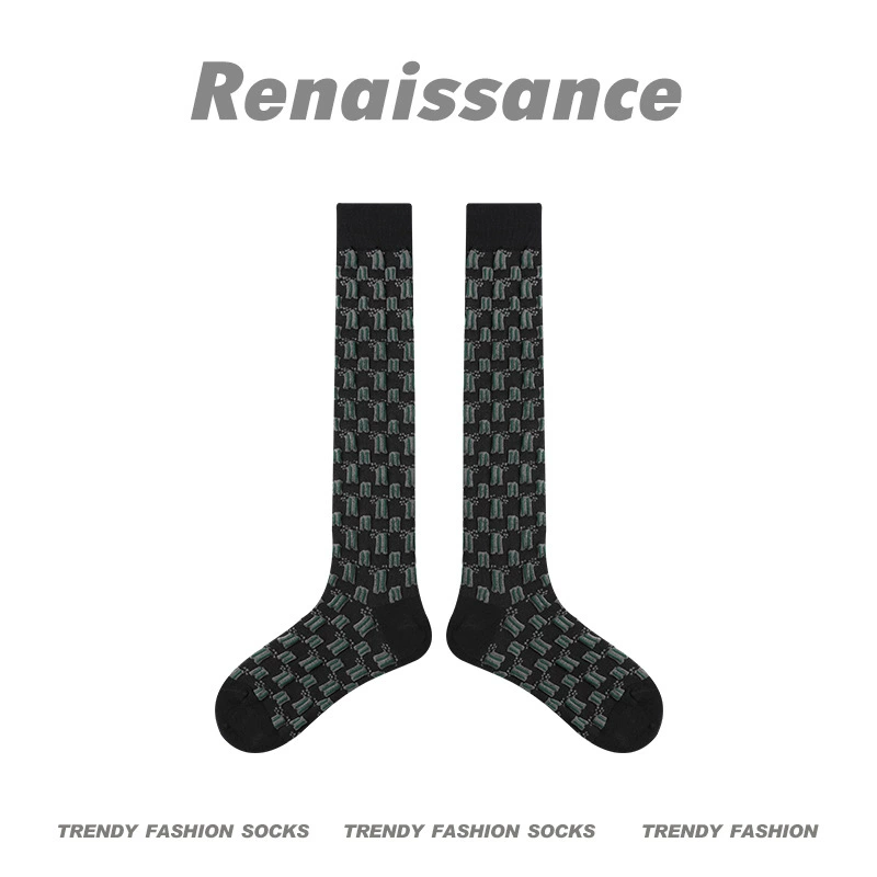 Renaissance Genuine summer three dimensional retro knee socks, mid length