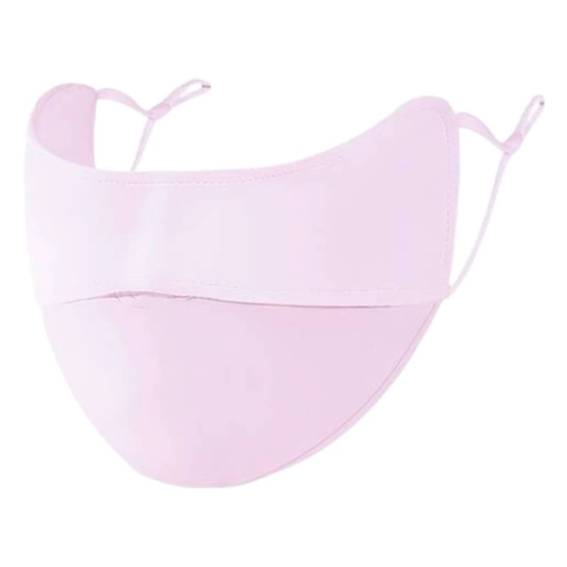 Летняя защита глаз Уголок Ледяной шелк Солнцезащитная маска Тонкий дышащий анти-УФ солнцезащитный козырек для лица Маленькая моющаяся маска