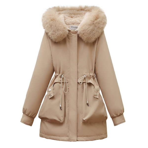 Women’s Down Jacket Women’s Mid-Length Loose Winter Parka Padded…